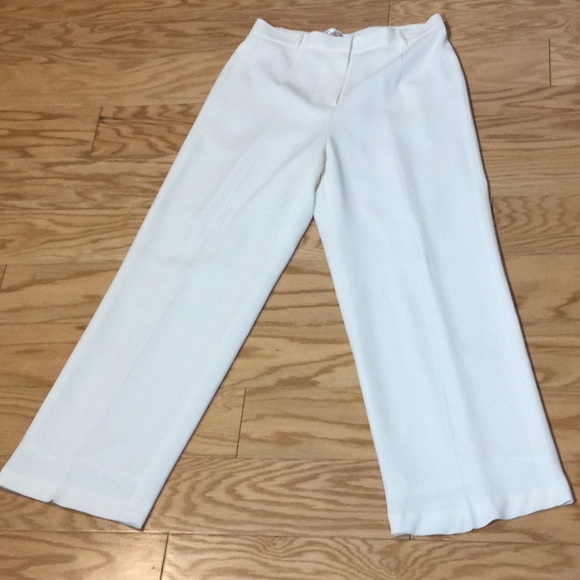 10 Talbots winter white fully lined dress pants - Picture 3 of 16